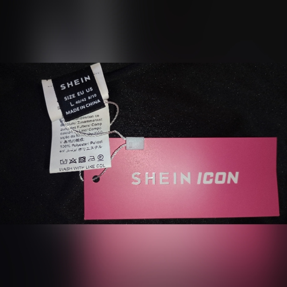LAST CHANCE SALE Black Shein Icon Dress - Picture 10 of 14
